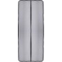Zanzariera Progarden Magnetica 2 Pezzi Porte Fibra di Vetro Nero (50 x 220 cm)
