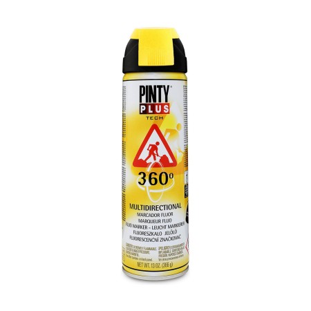 Vernice spray Pintyplus Tech T146 360º Giallo 500 ml