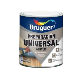 Preparazione della superficie Bruguer 5120577 Universale Acrilico Stampa Bianco 750 ml Mat