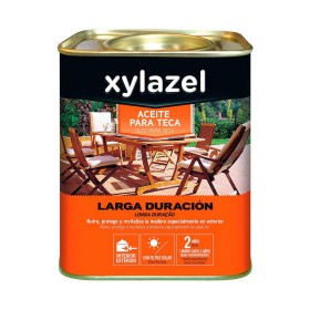 Olio per teak Xylazel Lunga durata Naturale 750 ml Mat