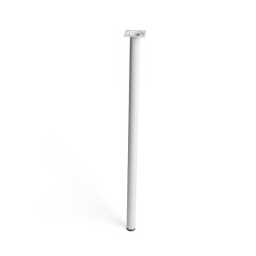 Gambe Rei 401g Cilindrica Acciaio Bianco Moderno (Ø 3 x 70 cm)