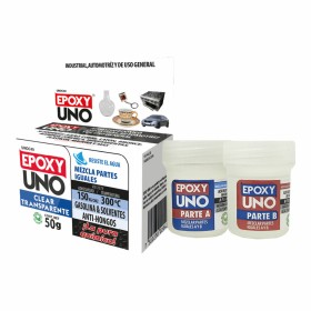 Adesivo epossidico bicomponente Fusion Epoxy Black Label Unoc40 Universale Incolore 50 g