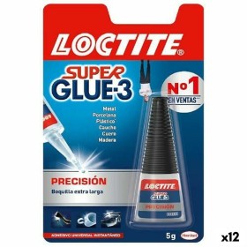 Adesivo Istantaneo Loctite Super Glue-3 Precision 5 g (12 Unità)