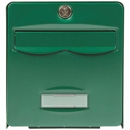 Cassetta della posta Burg-Wachter  Verde acciaio galvanizzato 36,5 x 28 x 31 cm
